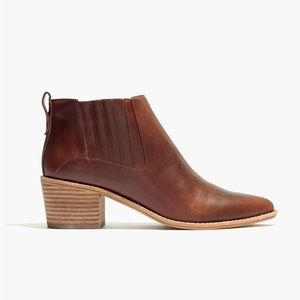 Madewell The Bonham Bootie in Cherrywood